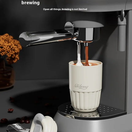 410ML Ceramic Liner Thermos Coffee Cup Travel Coffee Mug Vacuum Insulated Thermos For Coffee Thermal Cup Tumbler Christmas Gift