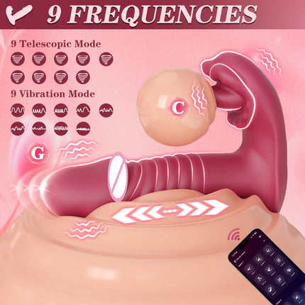 Sexy Adult Female APP Bluetooth Control Vagina Vibrator Female Clitoris Stimulator Dildo Vibrator Adult Sex Toys for Women 18