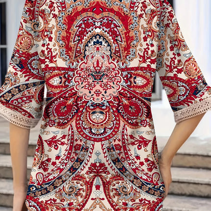 Plus Size Temperament Loose Woman Shirt Fashion Casual Blouse Elegant Long Sleeve Woman Shirt Holiday Weekend Top