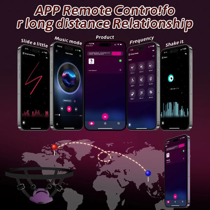 APP Control Vibrator for Women Wearable Panty Vibrating Penis Ring Clitoral Stimulator Female Sex Toy for Men Sexual Pleasure