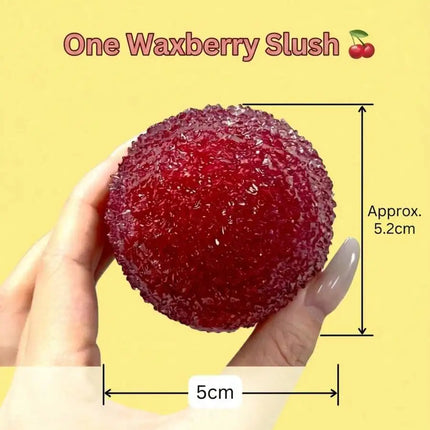 Waxberry Maltose Squishy Toy, Realistic Fruit Slow Rising Squeeze Toy, Fluffy Soft Elastic Stress Relief Fidget Toy, Viral Mood