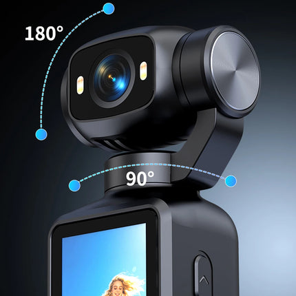 HD 1080P Portable Action Camera With Desktop Stand For Vlog YouTube Girls Entry Video Recording Record Life Action Cameras Cam