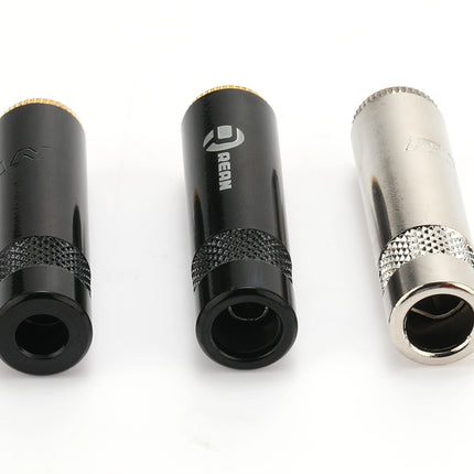 NEUTRIK's REAN jack 3.5mm 1/8" Stereo Headphone Plug Male Female Pair Recording Line Plug Gold Plated 3 Pole Repair Welding Plug