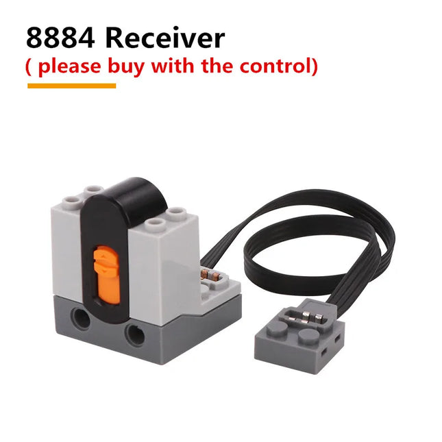 2.0 Upgraded Version Power Functions Technical Motors Gray/Black/Red M/L/XL Servo Motor Receiver Control Set For Building Blocks