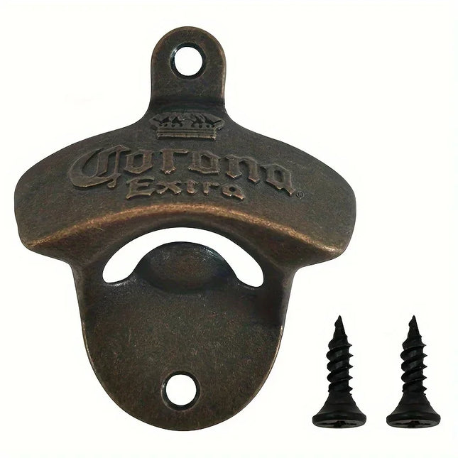 1/3PCS Corona Extra Wall Mounted Bottle Opener with Screws Easy Install Ideal for Home Bar and Kitchen Gadgets DIY Bottle Opener