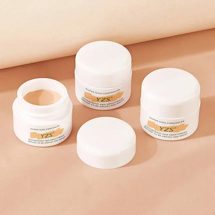 Concealer Cream Waterproof Full Coverage Concealer for All Skin Tones Tattoos Scars Dark Circles Acne Spots Foundation Makeup