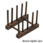 Brown-4grids-1pcs