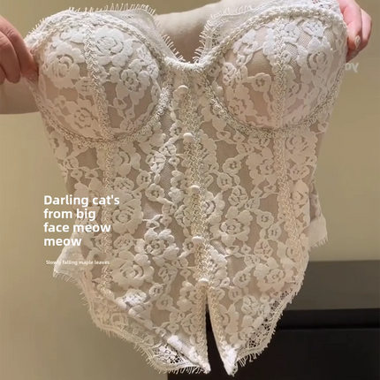 Sexy Lace Strap Vest ort Svel Inner Wear Women's Faion Autumn Winter Outerwear Top Ladies' Premium Faion 2025