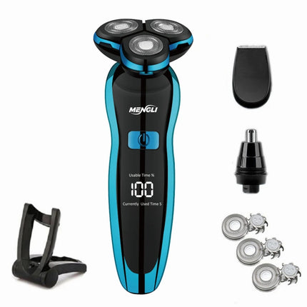 ZOZEN Rotary Electric Shaver Rechargeable Electric Razor Shaving Machine for Men Beard Trimmer Waterproof Wet-Dry Use ZN3015
