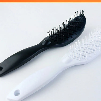 Brush Detangling Drying Brush Anti Static Curved Vent Brush Scalp Massage Comb Styling Curly Hair Brush Salon Massager Comb