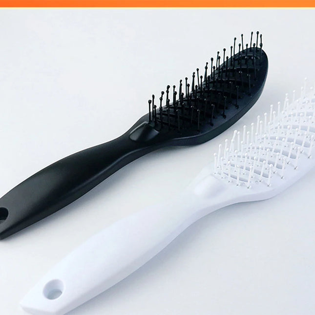 Brush Detangling Drying Brush Anti Static Curved Vent Brush Scalp Massage Comb Styling Curly Hair Brush Salon Massager Comb