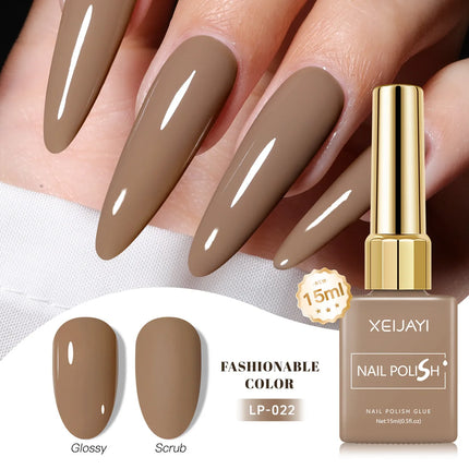Colored Square Bottle Nail Varnish Gel 60 Colors Gloss Matte Ice-clear Nail Polish Fruit Green Nail Art Soak Off UV Gel Lacquer