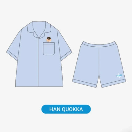 2025 SKZOO high quality cartoon image explosion group all pajamas set idol style