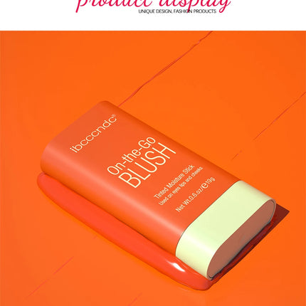 Tinted Mositure Blush Stick Face Pink Cream Cheek Blusher Cosmetics 3 in 1 Makeup Tubes used on lips eyes cheeks