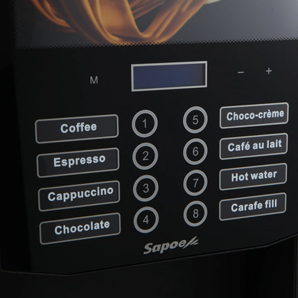 2026 New Smart ModelSapoe 8 Selection Hot Drinks Instant Coffee Vending hine Commercial Fully Automatic Coffee hine for Ho
