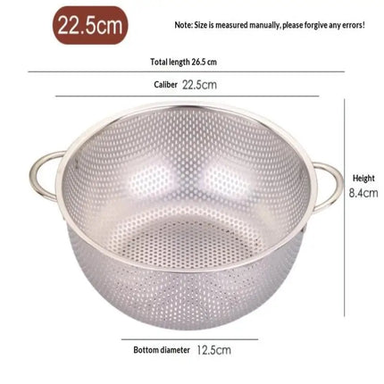 【Summer3】1Pc 2026 New Kitchen Tool Stainless Steel Kitchen Mesh Sifter Colander Strainer Sieve Baskets