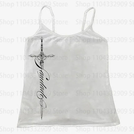 Y2K Harajuku Aesthetic Gothic Fairycore Long Sleeve Tee Character Slim Chic Print Casual Crop Top Grunge Punk Hip Hop Streetwear