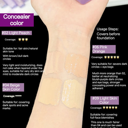 Girlscrush Liquid Concealer Facial Brightening Velvet Sunscreen Mark Expand Moisture Skin Application Holding Makeup