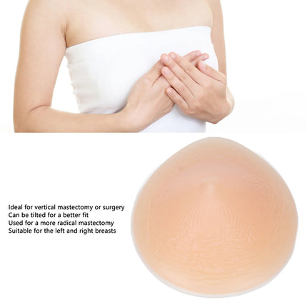 Silicone Breast Form Full Mastectomy Prosthesis Bra Soft Tiltable for Crossdress Transvestite Breast Enhancer Form