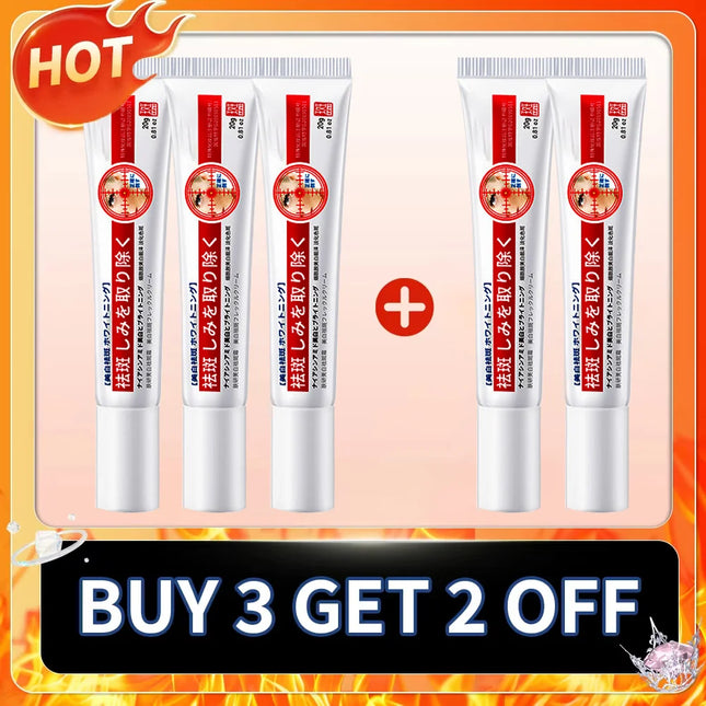 Mild niacinamide whitening and blemish cream, lightens melanin dull pigment, moisturizes skin care