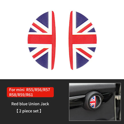 Car Door Handle Decoration Leather Sticker For Mini Cooper JCW F56 F60 F55 F54 R56 R60 R55 Countryman Car Interior Accessories