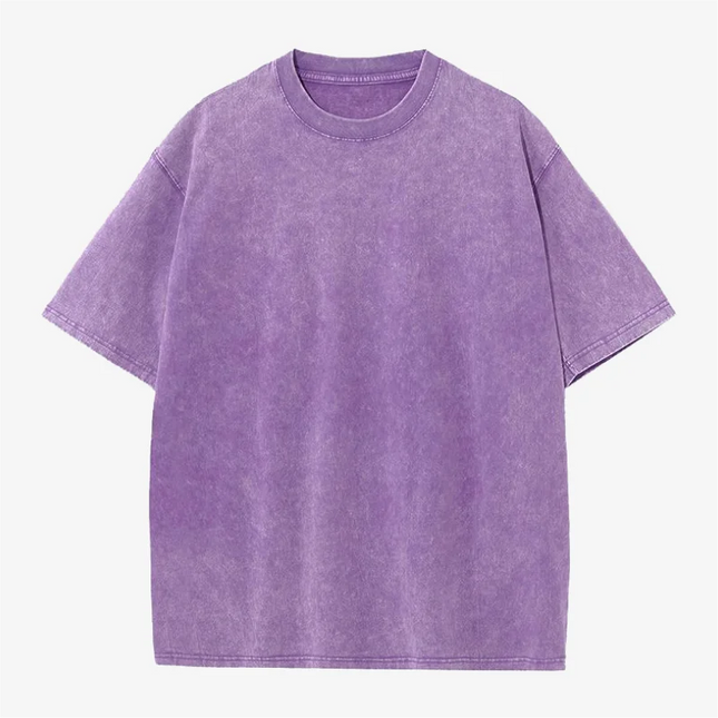 Custom T-shirt free print logo images vintage wash design tees pure cotton cultural shirts men's women's batik wax print Fabric