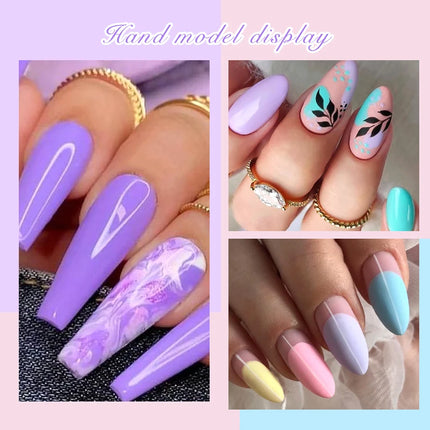6pc Nail Gel Polish Set DIY Nail Art Semi Permanent UV LED Gel Kit For Nails Decoration Manicure Soak Off Painting Vernis Design