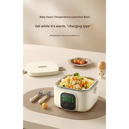 Portable USB Rechargeable Wireless Lunch Box Hot Selling Stainless Steel Plastic Housing Cordless Electric Food Outdoor