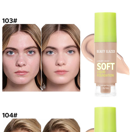 Flawless All Day: 8 Color Waterproof Concealer Foundation For Women Makeup Full Coverage Long Lasting Moisturizing