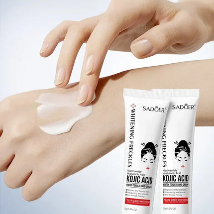 SADOER Kojic Acid Hand Cream Moisturizing Nourishing Brightening Hydrating Hand Creams Beauty Hands Skin Care Products