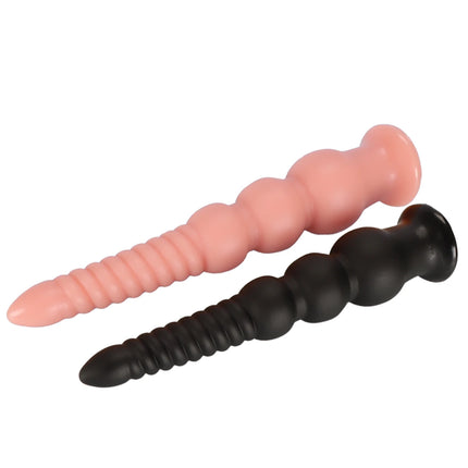 Large Long Spiral Anal Plug Training Expansion Big Knot Butt Plug Anal Dilator Prostate Massager Anal Sex Toys For Women Men Gay