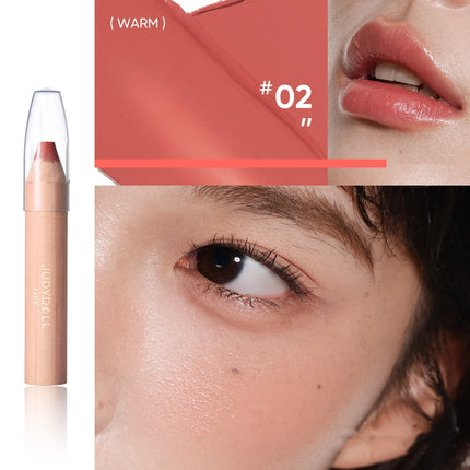 Judydoll Lip Cheek Multi-purpose Pen Lip Glaze Lipstick Nude Non-Stick Cup Waterproof Long Lasting Red Lip Tint Cosmetics Makeup