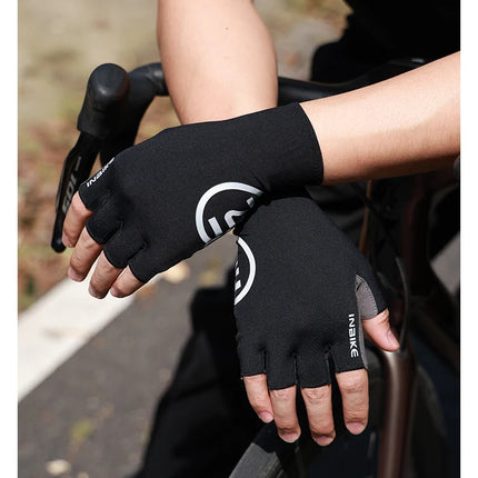INBIKE 2024 Cycling Gloves Gel Padded for Men Autumn Winter Fleece Road Bike Gloves MTB Full Finger Touchscreen Bike Accessories