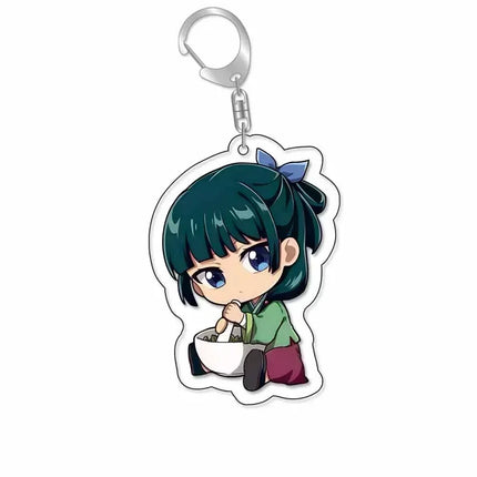 Anime The Apothecary Diaries Acrylic Keychain Cute Maomao Figure Keychain Keyring for Bag Backpack Accessories Gift