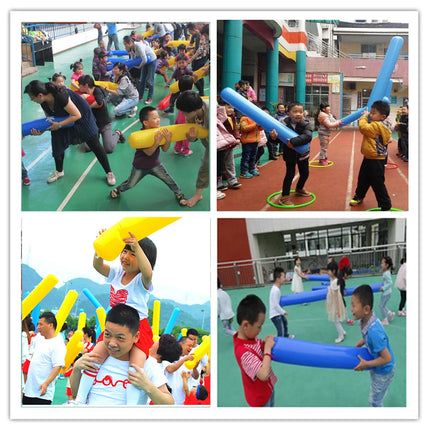 90cm inflatable stick balloon toy outdoor game kindergarten adult toy water game toy party decoration party cheerleading sports