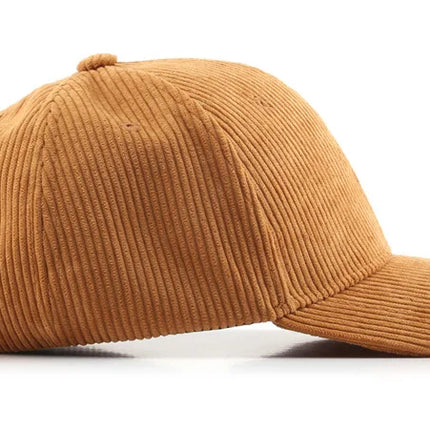 SLECKTON Custom Baseball Cap for Women and Men Fashion Design Brand LOGO Letter Embroidery Hats Corduroy Hats Unisex Wholesale