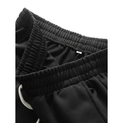 Autumn New Men'S Creative Smiley Face Personalized Letter Pattern Printed Casual Jogger Sweatpants With Drawstring Waist