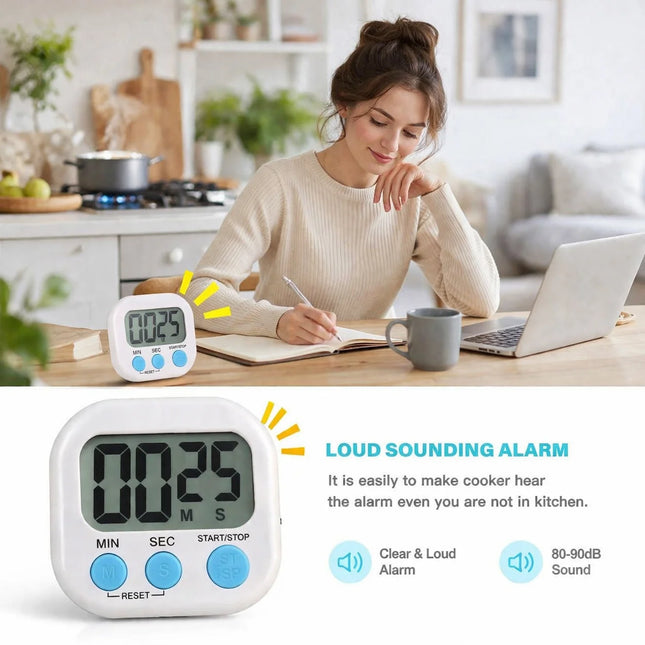Egg Timer Children Alarm Clock Pomodoro Timer for Studying Gadgets Digital Kitchen Visual Tools Dining Bar Home Garden
