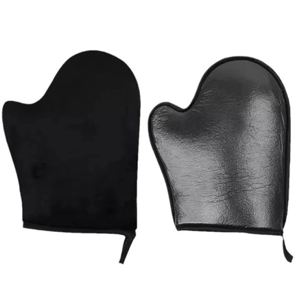 Body Lotion Glove Self-Tanning Mitt Double-Sided Prevents Sticky Hands Applicator Quick Dry Flocking Glove Makeup Applicator
