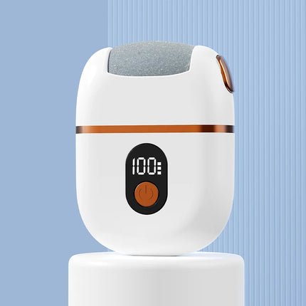Electric Foot Exfoliator, Rechargeable Portable Electronic Foot Grinder Set, Foot Cleaning Brush, Quickly Removes Calluses and Dead Skin, Professional Manicure Tool, Ideal Gift for Dead Skin Care, Includes 3 Grinding Heads