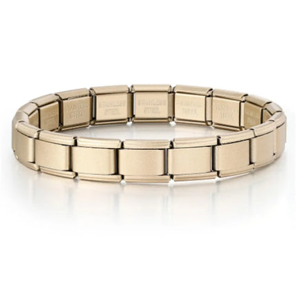 2025 New Men and Women Starry Colors 18 Pieces Italian Charm Fit 9mm Stainless Steel Modular Bracelet Wholesale Jewelry