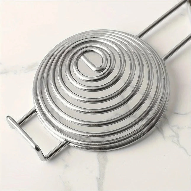 Egg Separator Long Handle Egg White Separator Food Grade Stainless Steel Egg Yolk Divider Filter Kitchen Gadget