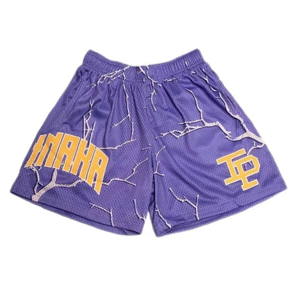 NEW INAKAPOWER Men shorts Classic GYM Basketball Workout Mesh Shorts Summer casual shorts gym sports quick dry shorts men