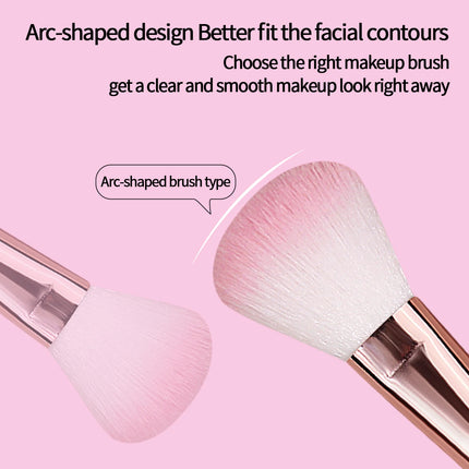 1pcs multi-functional blush brush, facial makeup brush, smudge brush and highlight brush - essential makeup tools for beginners