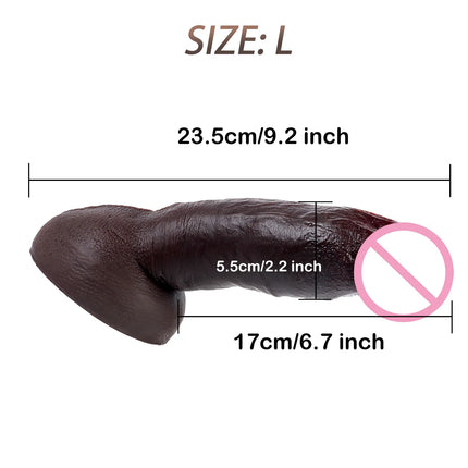 Soft Double Layer Silicone Big Dildo Realistic Fake Long Dick Penis Butt Plug Adult Sex Toys For Woman Men Vagina Anal Massager