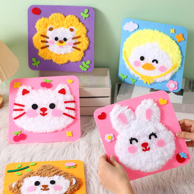 Creative DIY Arts Crafts Cute Animal DIY Educational Sewing Kit DIY Doll Sewing Toys for Beginners Arts and Crafts