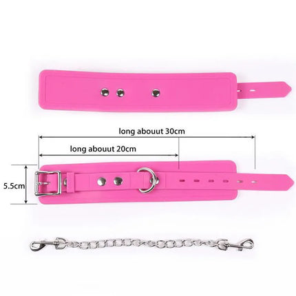 BDSM Bondage Silicone Ankle Hand Cuffs Feet Fetish Handcuffs Sex Toys For Couples Adult Games Erotic Slave Wrist Restraints