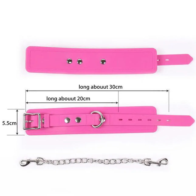 BDSM Bondage Silicone Ankle Hand Cuffs Feet Fetish Handcuffs Sex Toys For Couples Adult Games Erotic Slave Wrist Restraints