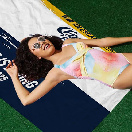 C-Corona E-Extra Beer Microfiber Blanket Quick Drying Beach Towels Oversized Printing Super Absorbent Pool Towel Blanket