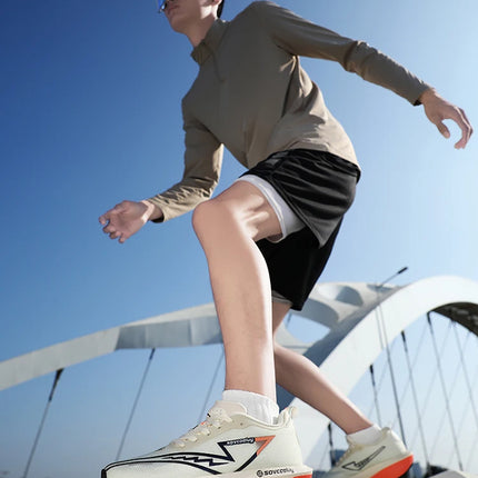 Running Shoes Carbon Board Speciality Marathon Men Sports Breathable Lightweight Women's Comfortable Athletic Nonskid Sneakers